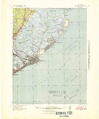 Atlantic City New Jersey Historical topographic map, 1:62500 scale, 15 X 15 Minute, Year 1941