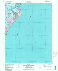 Avalon New Jersey Historical topographic map, 1:24000 scale, 7.5 X 7.5 Minute, Year 1994