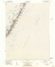 Beach Haven New Jersey Historical topographic map, 1:24000 scale, 7.5 X 7.5 Minute, Year 1951