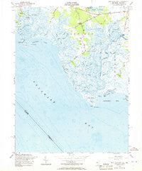 Ben Davis Point New Jersey Historical topographic map, 1:24000 scale, 7.5 X 7.5 Minute, Year 1956