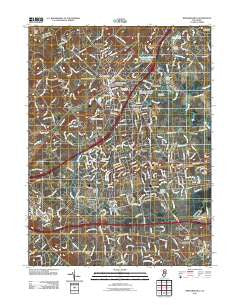 Bernardsville New Jersey Historical topographic map, 1:24000 scale, 7.5 X 7.5 Minute, Year 2011