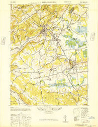 Bernardsville New Jersey Historical topographic map, 1:24000 scale, 7.5 X 7.5 Minute, Year 1947