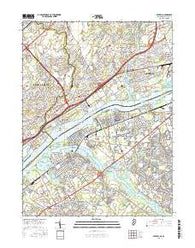Beverly New Jersey Current topographic map, 1:24000 scale, 7.5 X 7.5 Minute, Year 2016