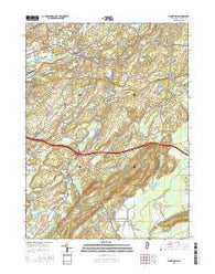 Blairstown New Jersey Current topographic map, 1:24000 scale, 7.5 X 7.5 Minute, Year 2016