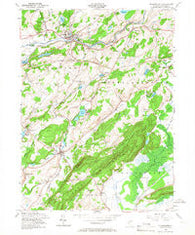 Blairstown New Jersey Historical topographic map, 1:24000 scale, 7.5 X 7.5 Minute, Year 1954