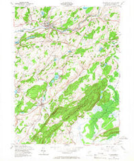 Blairstown New Jersey Historical topographic map, 1:24000 scale, 7.5 X 7.5 Minute, Year 1954