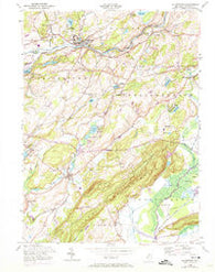 Blairstown New Jersey Historical topographic map, 1:24000 scale, 7.5 X 7.5 Minute, Year 1954