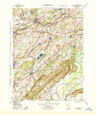 Blairstown New Jersey Historical topographic map, 1:31680 scale, 7.5 X 7.5 Minute, Year 1943