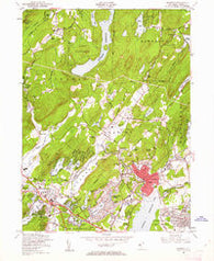 Boonton New Jersey Historical topographic map, 1:24000 scale, 7.5 X 7.5 Minute, Year 1954