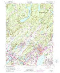 Boonton New Jersey Historical topographic map, 1:24000 scale, 7.5 X 7.5 Minute, Year 1954