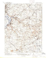 Bordentown New Jersey Historical topographic map, 1:62500 scale, 15 X 15 Minute, Year 1906