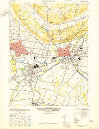 Bound Brook New Jersey Historical topographic map, 1:24000 scale, 7.5 X 7.5 Minute, Year 1947