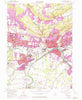 Bound Brook New Jersey Historical topographic map, 1:24000 scale, 7.5 X 7.5 Minute, Year 1955