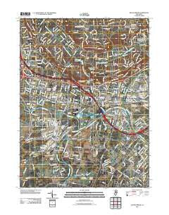 Bound Brook New Jersey Historical topographic map, 1:24000 scale, 7.5 X 7.5 Minute, Year 2011