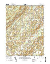 Branchville New Jersey Current topographic map, 1:24000 scale, 7.5 X 7.5 Minute, Year 2016