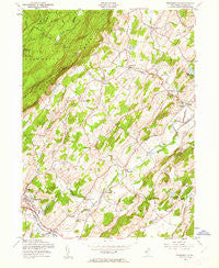 Branchville New Jersey Historical topographic map, 1:24000 scale, 7.5 X 7.5 Minute, Year 1954
