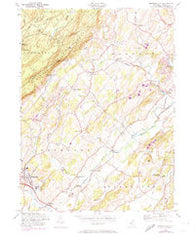 Branchville New Jersey Historical topographic map, 1:24000 scale, 7.5 X 7.5 Minute, Year 1954