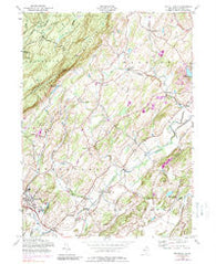 Branchville New Jersey Historical topographic map, 1:24000 scale, 7.5 X 7.5 Minute, Year 1954