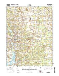 Bridgeton New Jersey Historical topographic map, 1:24000 scale, 7.5 X 7.5 Minute, Year 2014