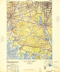 Bridgeton New Jersey Historical topographic map, 1:62500 scale, 15 X 15 Minute, Year 1948