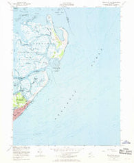 Brigantine Inlet New Jersey Historical topographic map, 1:24000 scale, 7.5 X 7.5 Minute, Year 1952
