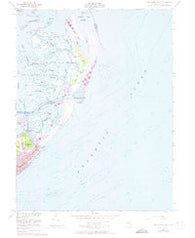 Brigantine Inlet New Jersey Historical topographic map, 1:24000 scale, 7.5 X 7.5 Minute, Year 1952