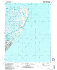 Brigantine Inlet New Jersey Historical topographic map, 1:24000 scale, 7.5 X 7.5 Minute, Year 1994