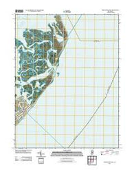 Brigantine Inlet New Jersey Historical topographic map, 1:24000 scale, 7.5 X 7.5 Minute, Year 2011