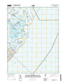 Brigantine Inlet New Jersey Historical topographic map, 1:24000 scale, 7.5 X 7.5 Minute, Year 2014
