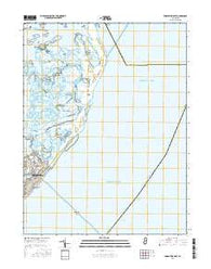 Brigantine Inlet New Jersey Current topographic map, 1:24000 scale, 7.5 X 7.5 Minute, Year 2016