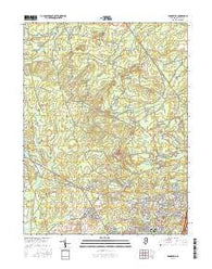 Brookville New Jersey Current topographic map, 1:24000 scale, 7.5 X 7.5 Minute, Year 2016