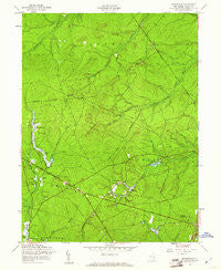 Brookville New Jersey Historical topographic map, 1:24000 scale, 7.5 X 7.5 Minute, Year 1957