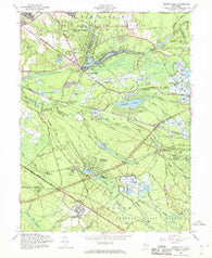 Browns Mills New Jersey Historical topographic map, 1:24000 scale, 7.5 X 7.5 Minute, Year 1957