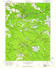 Browns Mills New Jersey Historical topographic map, 1:24000 scale, 7.5 X 7.5 Minute, Year 1957