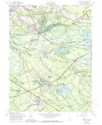 Browns Mills New Jersey Historical topographic map, 1:24000 scale, 7.5 X 7.5 Minute, Year 1957