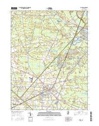 Buena New Jersey Current topographic map, 1:24000 scale, 7.5 X 7.5 Minute, Year 2016