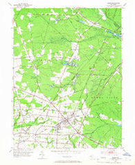 Buena New Jersey Historical topographic map, 1:24000 scale, 7.5 X 7.5 Minute, Year 1953