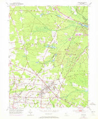 Buena New Jersey Historical topographic map, 1:24000 scale, 7.5 X 7.5 Minute, Year 1953