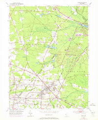Buena New Jersey Historical topographic map, 1:24000 scale, 7.5 X 7.5 Minute, Year 1953