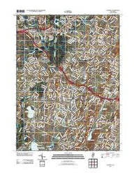 Caldwell New Jersey Historical topographic map, 1:24000 scale, 7.5 X 7.5 Minute, Year 2011