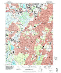 Caldwell New Jersey Historical topographic map, 1:24000 scale, 7.5 X 7.5 Minute, Year 1995