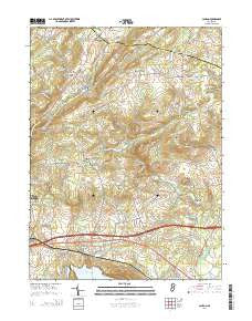 Califon New Jersey Historical topographic map, 1:24000 scale, 7.5 X 7.5 Minute, Year 2014