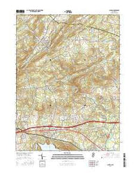 Califon New Jersey Current topographic map, 1:24000 scale, 7.5 X 7.5 Minute, Year 2016