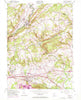 Califon New Jersey Historical topographic map, 1:24000 scale, 7.5 X 7.5 Minute, Year 1954
