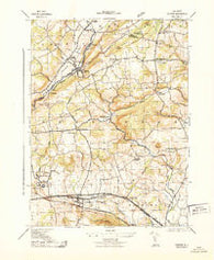 Califon New Jersey Historical topographic map, 1:31680 scale, 7.5 X 7.5 Minute, Year 1943