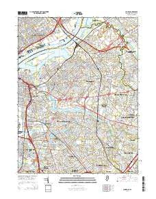 Camden New Jersey Historical topographic map, 1:24000 scale, 7.5 X 7.5 Minute, Year 2014