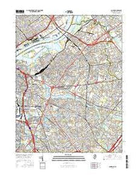 Camden New Jersey Current topographic map, 1:24000 scale, 7.5 X 7.5 Minute, Year 2016