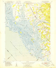 Canton New Jersey Historical topographic map, 1:24000 scale, 7.5 X 7.5 Minute, Year 1949