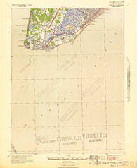 Cape May New Jersey Historical topographic map, 1:62500 scale, 15 X 15 Minute, Year 1941