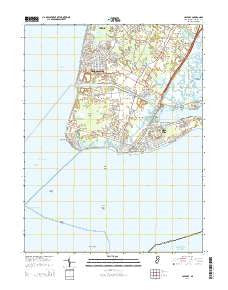 Cape May New Jersey Historical topographic map, 1:24000 scale, 7.5 X 7.5 Minute, Year 2014
